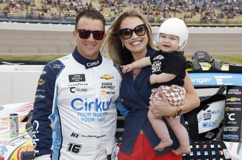 AJ Allmendinger's Wife Meet Tara Meador, Baby Aero & Their Life Beyond NASCAR