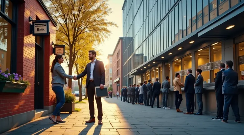 How does a community bank differ from a national bank? How does a community bank differ from a national bank (2)