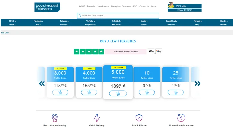 6 Best Sites to Buy Twitter (X) Likes – Real, Cheap & 100% Safe 6 Best Sites to Buy Twitter (X) Likes - Real, Cheap & 100% Safe