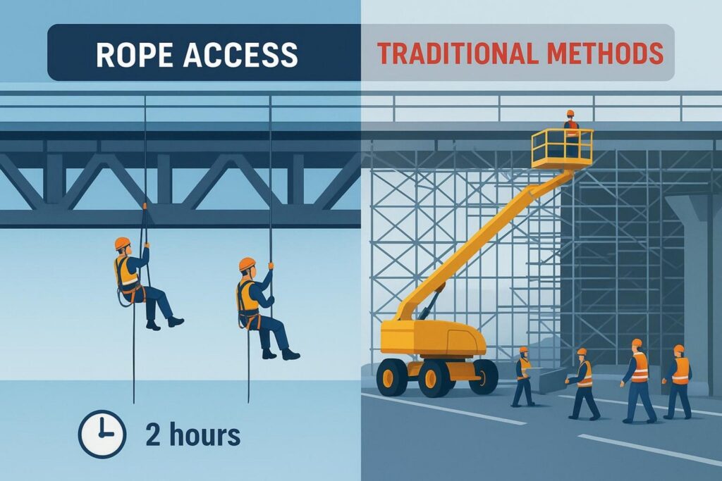 Why RAIL Operators Choose Rope Access Services for Critical Work