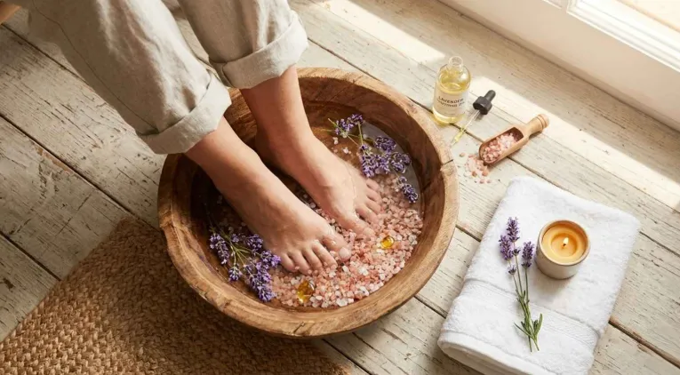How to Make a Simple Himalayan Salt Foot Soak at Home How to Make a Simple Himalayan Salt Foot Soak at Home
