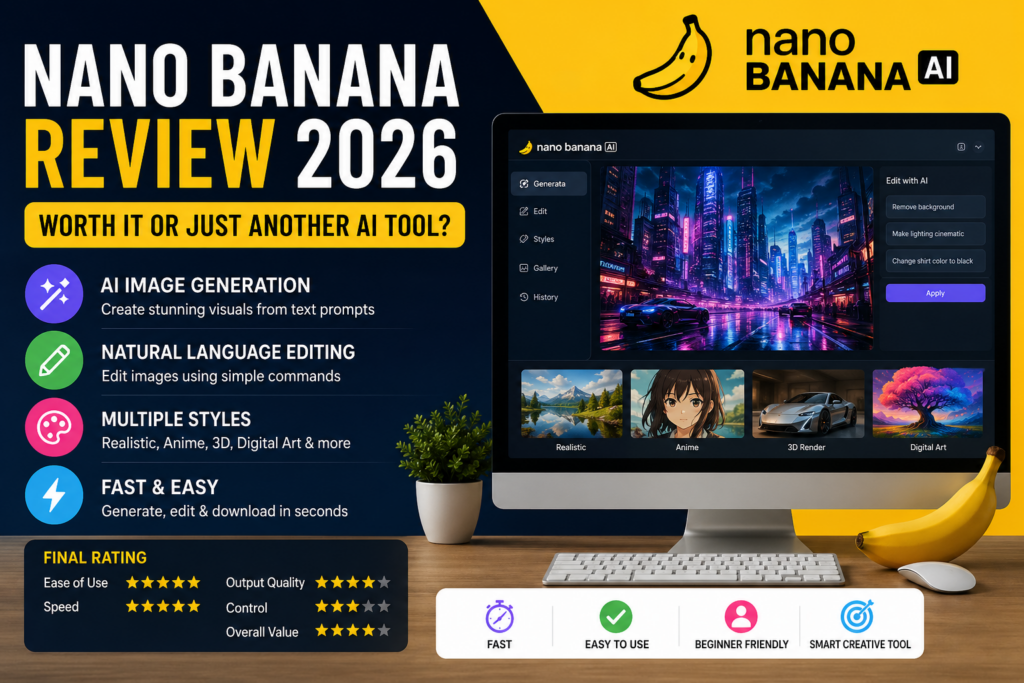 Nano Banana Review 2026: Worth It or Just Another AI Tool? Nano Banana Review 2026: Worth It or Just Another AI Tool?